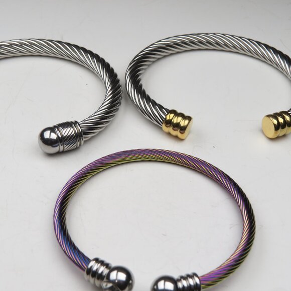 14k Balance energy Bracelet 3 Pieces lot - Picture 3 of 4